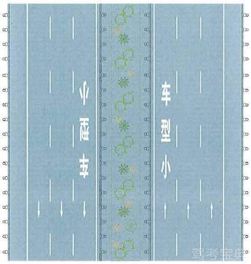 小型车专用车道线